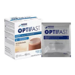 OPTIFAST otthoni ital csokoládépor, 8X55 g