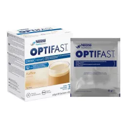 OPTIFAST otthoni ital kávépor, 8X55 g
