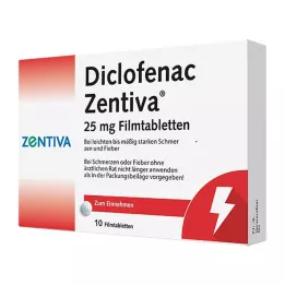 DICLOFENAC Zentiva 25 mg filmtabletta, 10 db