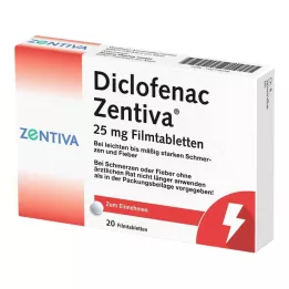DICLOFENAC Zentiva 25 mg filmtabletta, 20 db