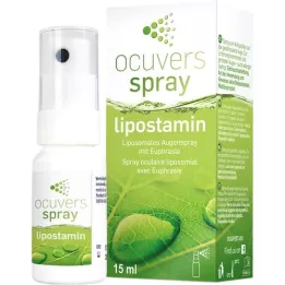 OCUVERS Spray lipostamin szempermet eufrasia -val, 15 ml