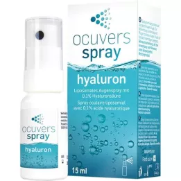 OCUVERS spray hyaluron szemspray hialuronsavval, 15 ml