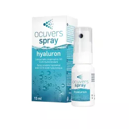 OCUVERS spray hyaluron szemspray hialuronsavval, 15 ml