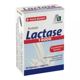 LACTASE 14 000 FCC tabletta adagolóban, 80 db