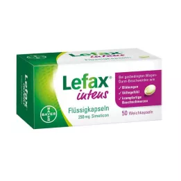 LEFAX intens folyékony kapszula 250 mg szimetikon, 50 db