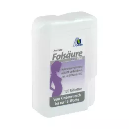 FOLSÄURE 800 Plus B12+Jód tabletta, 120 db