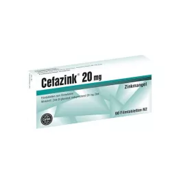 CEFAZINK 20 mg-os filmtabletta, 60 db