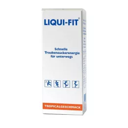 LIQUI FIT folyékony cukoroldat Trópusi zacskó, 12 db