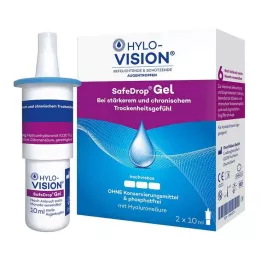 HYLO-VISION SafeDrop Gel szemcsepp, 2X10 ml