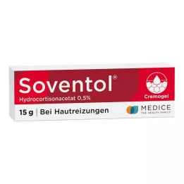 SOVENTOL Hidrokortizon-acetát 0,5%-os tejszín, 15 g