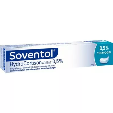 SOVENTOL Hydrokortizon -acetát 0,5% krém, 30 g