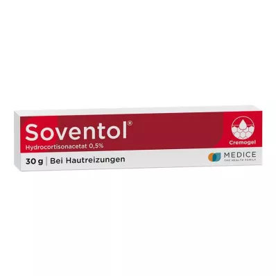SOVENTOL Hidrokortizon-acetát 0,5%-os tejszín, 30 g