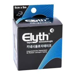 Elyth Tape Kinesiology 5 cm x 5 m fekete, 1 db