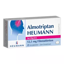 ALMOTRIPTAN Heumann for Migraine 12,5 mg filmtabletta, 2 db