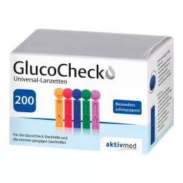 GLUCOCHECK Univerzális lándzsák, 200 db