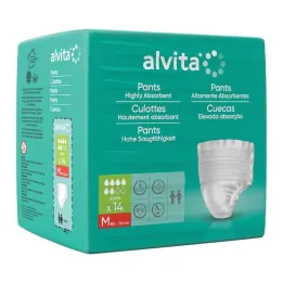 Alvita Inkontinencia Nadrág szuper közepes, 14 db