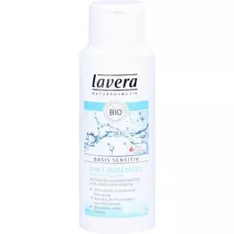 Lavera Base Intenzív 2 1-es tusfürdőben a bőr és a haj, 200 ml