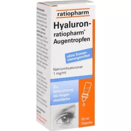 HYALURON-RATIOPHARM szemcseppek, 10 ml