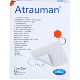 ATRAUMAN 5x5 cm-es steril borogatások, 10 db