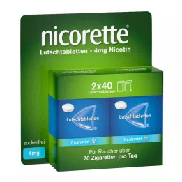NICORETTE frissmenta 4 mg préselt pasztilla, 80 db