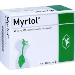 MYRTOL gyomor -rezisztens puha kapszulák, 100 db