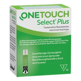 ONE TOUCH Select Plus vércukor tesztcsíkok, 50 db