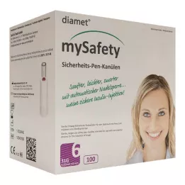 DIAMET mySafety Safety Pen Kan.31 G 0,25x6 mm, 100 db