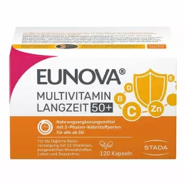 EUNOVA Hosszú távú 50+ kapszula, 120 db
