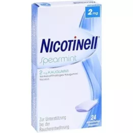 Nicotinell Spearmint 2 mg rágógumi, 24 db