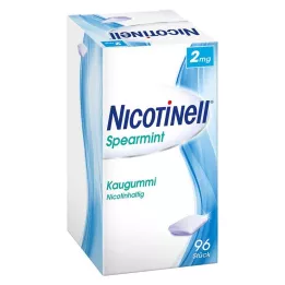 NICOTINELL Fodormenta rágógumi 2 mg, 96 db