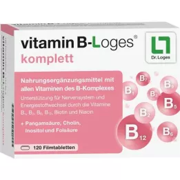 VITAMIN B-LOGES Teljesen film -bevonatú tabletták, 120 db