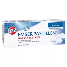 EMSER Pasztilla mentol nélkül, 30 db