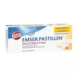EMSER Mentol nélküli pasztilla cukormentes, 30 db
