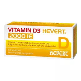 VITAMIN D3 HEVERT 2000 NE tabletta, 60 db