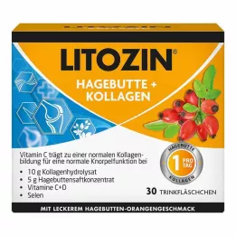 LITOZIN Csipkebogyó+kollagén ivópalack, 30X25 ml