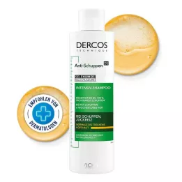 VICHY DERCOS Korpásodás elleni sampon száraz fejbőrre, 200 ml