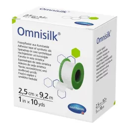 OMNISILK Rögzítő gipsz műselyem 2,5 cm x 9,2 m, 1 db