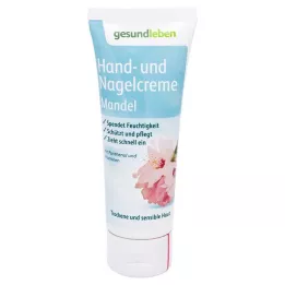 Egészséges élet kéz és köröm krém mandula, 75 ml