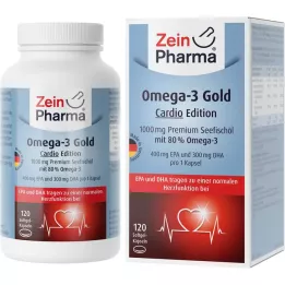 OMEGA-3 GOLD HERZ DHA 300 mg/EPA 400 mg SoftGel-Cap., 120 db