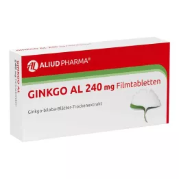 GINKGO AL 240 mg-os filmtabletta, 120 db