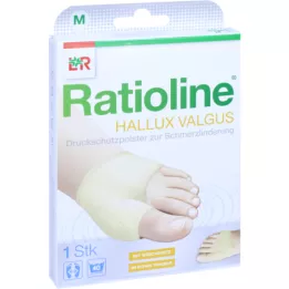 Ratioline Hallux Valgus nyomásvédelmi pad M (Shootgr.39-41), 1 db