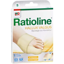 Ratioline HALLUX VALGUS BANDAGE S (láb 20-21,5 cm), 1 db