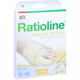 Ratioline HALLUX VALGUS BANDAGE M (láb 21,5 - 23 cm), 1 db