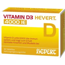 VITAMIN D3 HEVERT 4000, azaz tabletták, 90 db