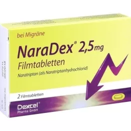 NARADEX 2,5 mg film -bevonatú tabletta,db