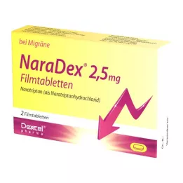 NARADEX 2,5 mg-os filmtabletta, 2 db