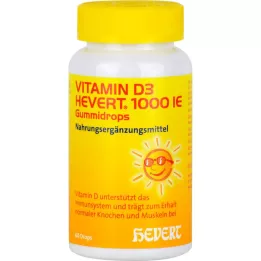 D3-vitamin Hevert 1. 000 I. E. Gumi cseppek, 60 db
