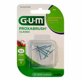 GUM Proxabrush Classic cserekefék, 1,1 mm, 8 darab