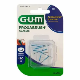 GUM Proxabrush Classic cserekefék 1,2 mm, 8 darab