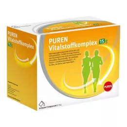 PUREN Vital anyag komplex zacskó 15 g-os granulátumból, 30 db